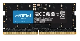 Crucial 16GB Kit (1x16GB) DDR5 4800/CL40/SO-DIMM (CT16G48C40S5)