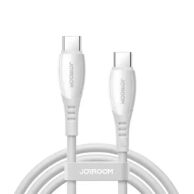 Joyroom S-A59 Vibrant Series Nabíjací kábel USB-C(M) - USB-C(M) 60W 1.2m biela (6956116782184)