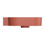 OMNIRES - OVO M+ umývadlo na dosku/závesné - ľavé, 55 x 38 cm, terracotta mat; OVO555UWLTE