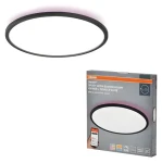 LEDVANCE Smart+ Orbis Ceiling Slim RGB+TW čierna / Stropné svietidlo / 25W / 1870lm (4099854473708)