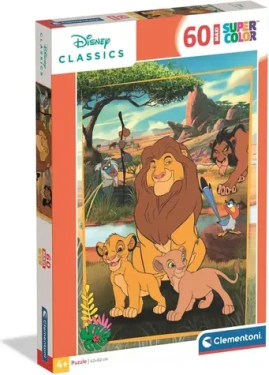 Clementoni Puzzle Leví kráľ MAXI
