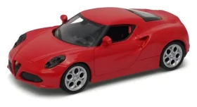 Welly Model auta Alfa Romeo 4C biela