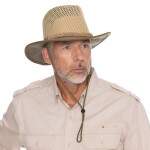 Bushman Pánsky a dámsky klobouk Airhead, olivový XXL
