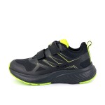 Detské outdoorové topánky na suchý zips Bugga SOLIS Black B00204-10 - 32