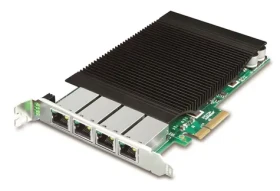 Planet ENW-9740P / Sieťová karta PoE+ / PCIe / 4X Gigabit LAN / 802.3at / 120W (ENW-9740P)