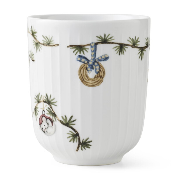 KÄHLER Porcelánový termo hrnček Hammershøi Christmas 300 ml