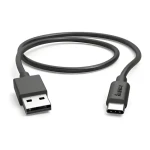 HAMA čierna / Nabíjací kábel / USB-A - USB-C / 0,5 m / 480 Mbit/s / Rýchle nabíjanie