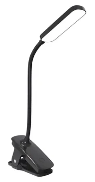 Wozinsky VT-01 čierna / Čítacia lampička / LED / Klip / USB-C kábel 80 cm