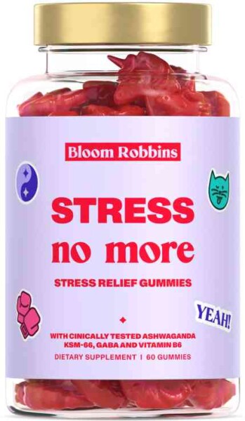 BLOOM ROBBINS Stress no more gumíky jednorožci 60 ks