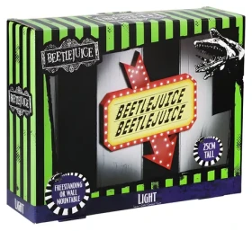 Paladone Beetlejuice LED Neon Light / Nástenná lampa / USB-C / 3x AAA (PP13458BJEPM)