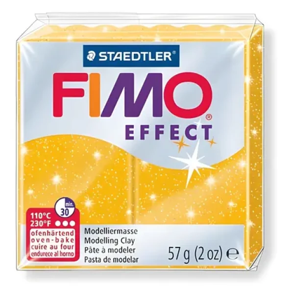 FIMO Modelovacia hmota Effect zlatá trblietavá