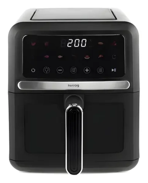 Huslog Teplovzdušná fritéza čierna / Teplovzdušná fritéza / 1500 W / 5 l / 10 programov / dotykový displej (OWN000104)