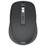 HAMA Multi Device WM-450 čierna / bezdrôtová myš / tichá / Bluetooth / USB-A / 2x AAA (173079)