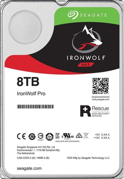 Seagate IronWolf 8TB 3.5'' SATA III (6 Gb/s) (ST8000VNA04)
