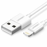 Ugreen Kábel USB-A (M) - Lightning (M) 2m biela (6957303827305)