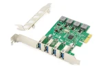 Digitus DS-30226 / Radič / PCI Express / 4X USB 3.0 / 5 Gb/s / Via VL805 (DS-30226)