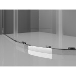 MEXEN/S - Exo štvrťkruhový posuvný sprchovací kút 100 x 100, transparent, chróm 8132-100-100-01-00