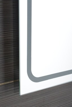 SAPHO - GEMINI zrkadlo s LED osvetlením 55x55cm GM055
