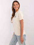 Tričko D12022AC02645H light beige XS