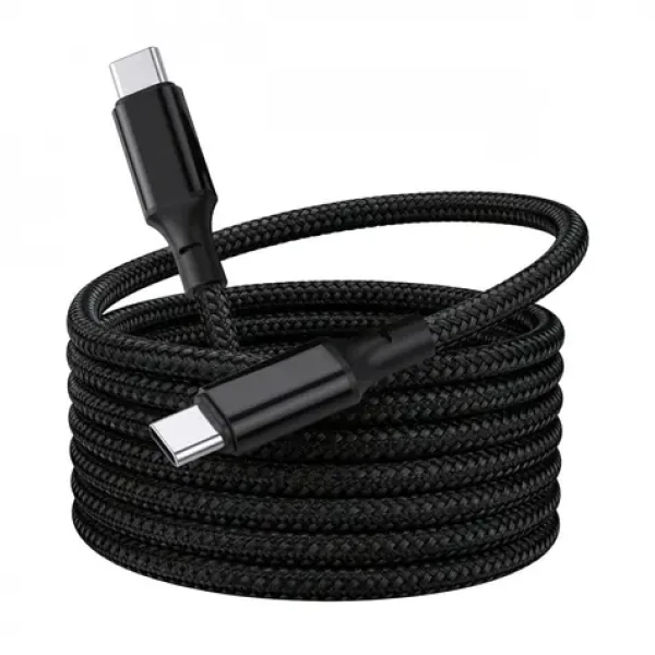 Magnetický kábel USB-C - USB-C 1 m čierny / Kábel / USB-C (M) - USB-C (M) (AKTBXKUCCMAG10B)