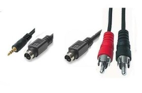 PremiumCord Kábel S-Video+3,5Jack-S-Video+2xCINCH 2m (8592220009007)