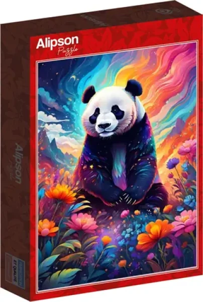 ALIPSON Puzzle Farebná panda