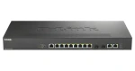 D-Link DMS-1250-12TP/E / Multigigabitový PoE switch / 8x 2,5 G RJ45 PoE / L2 / PoE budget 240W (DMS-1250-12TP/E)