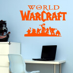 Veselá Stena Samolepka World of Warcraft Farba: oranžová, Veľkosť: 100 x 66 cm
