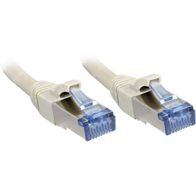 LINDY 47138 RJ45 sieťové káble, prepojovacie káble CAT 6A S/FTP 10.00 m sivá 1 ks; 47138