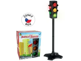 MaDe 94312 - Semafor na batérie s realistickými funkciami 72cm