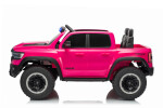 Mamido Mamido Elektrické autíčko Dodge Ram ružové s majákmi 4x4 | 12V10Ah