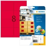 Herma Etikety neónovo červené 99,1x67,7 mm / Etikety / papier matný / A4 / 160 ks (5046)