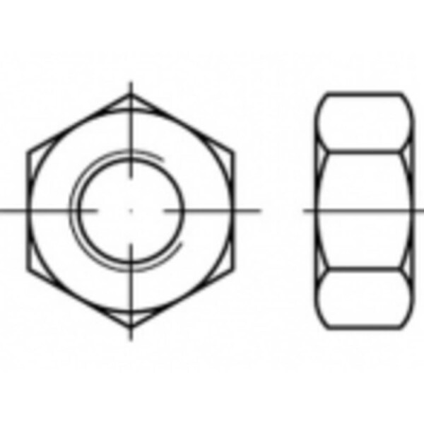 TOOLCRAFT TO-5435571 šesťhranné matice M36 ocel glavanizované zinkom 1 ks; TO-5435571