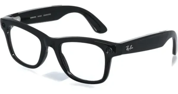 Meta Ray-Ban Gen1 Wayfarer Shiny Black Clear (8056597769440)