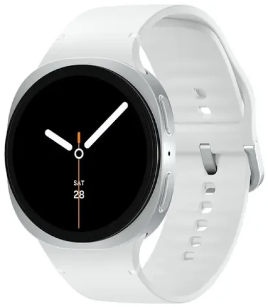 Samsung Galaxy Watch 8 (44 mm) LTE strieborná / Chytré hodinky / AMOLED / Wi-Fi / Bluetooth / GPS / Wear OS (SM-L335FZSAEUE)