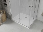 MEXEN/S - Lima Duo sprchovací kút 90x80, transparent, chróm + vanička so sifónom 856-090-080-01-02-4010