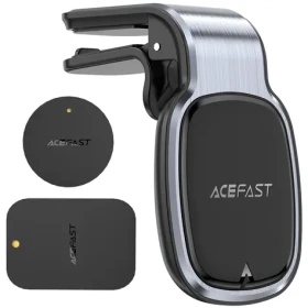 Acefast D16 šedá / Držiak do ventilácie auta / Magnetický / bez MagSafe