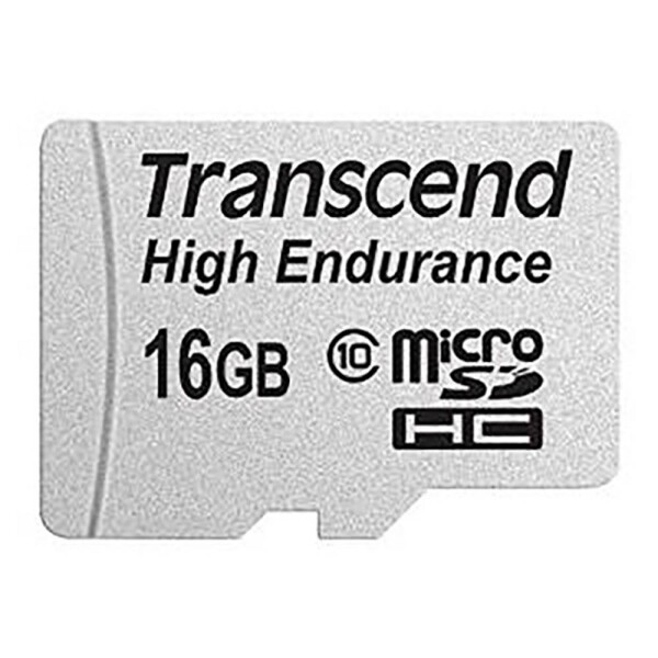 Transcend High Endurance pamäťová karta micro SDHC 16 GB Class 10 vr. SD adaptéru; TS16GUSDHC10V