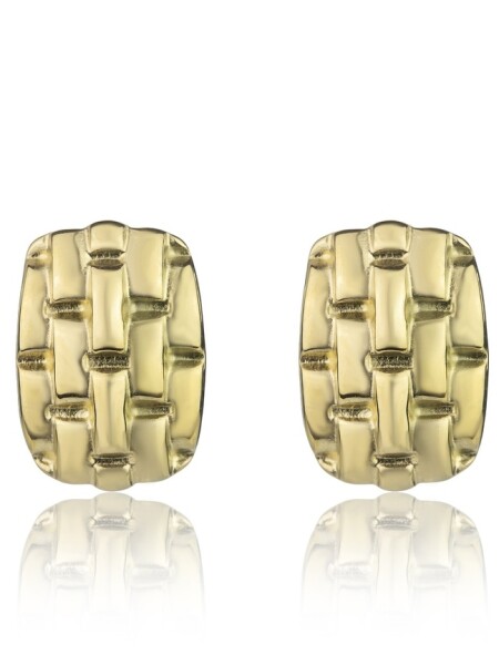 Marc Malone Extravagantné pozlátené náušnice Cassidy Gold Earrings MCE24007G
