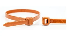WKK sťahovacia páska 200x3,6 mm hnedá / Káblová sťahovacia páska / rozoberateľná / 100 ks (110124171)