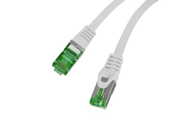 Lanberg CAT7 S/FTP 0,25m šedá / Patch kábel / LSZH / CU / Fluke Passed (PCF7-10CU-0025-S)