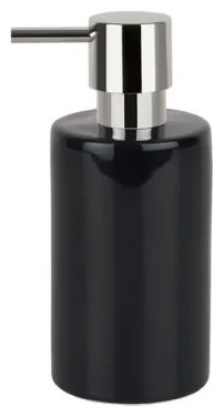 Spirella TUBE dávkovač mydla čierny / keramika / 300 ml