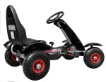 Mamido Detská šliapací motokára formula 01 čierna