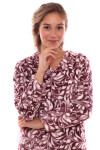 Dámske pyžamo Flora 6456 mave wine - Vestis M