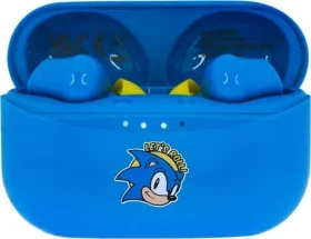 OTL Technologies TWS Sonic the Hedgehog / Detské bezdrôtové slúchadlá / Bluetooth 5.0 / dobíjacie púzdro (5055371624497)