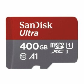 SanDisk Ultra microSDXC 400GB + adaptér / Class 10 / UHS-I / U3 / A1 / čítanie: až 120MBs (SDSQUA4-400G-GN6MA)