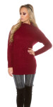 Sexy KouCla chunky knit turtleneck jumper w.Pocket Einheitsgroesse