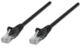 Intellinet čierna / Patch kábel Cat5e / U/UTP / 10 m / RJ-45 (345378)