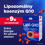 GS Koenzým lipo Q10 100 mg 60 kapsúl