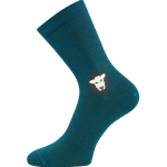 Ponožky Voxx Barefootan merino modro-zelená, 1 pár Veľkosť ponožiek: 35-38 EU EUR